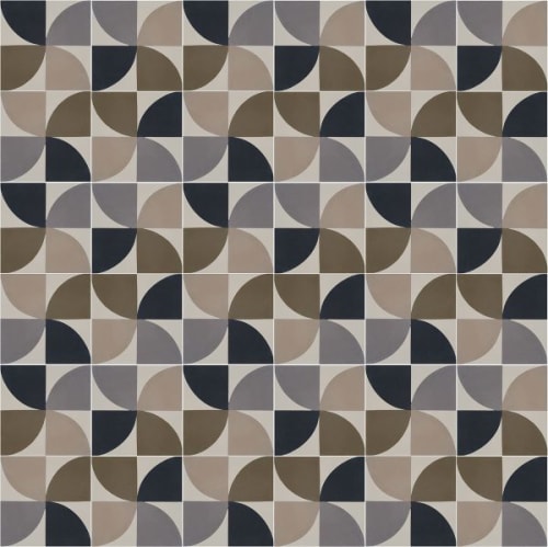 HYDRANGEA (mid-century) | Tiles by Emma Gardner Design, LLC