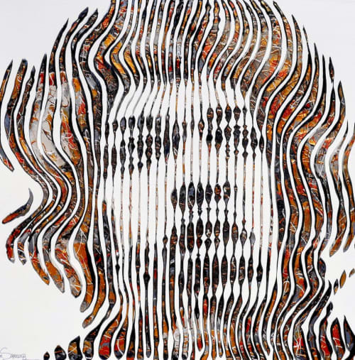 JIMI HENDRIX FOREVER | Oil And Acrylic Painting in Paintings by Virginie SCHROEDER