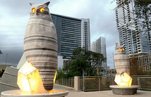 Kempelen's Owl | Public Sculptures by New American Public Art | Austin Proper Hotel in Austin