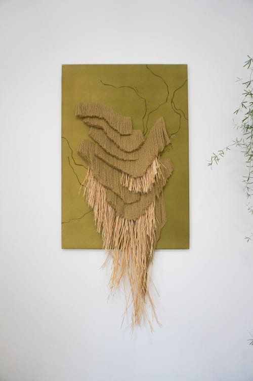 Path I | Embroidery in Wall Hangings by Mariana Baertl