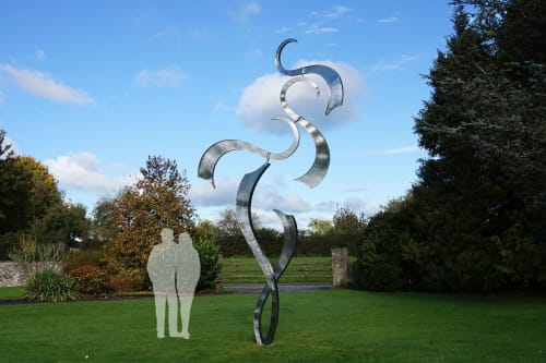 Fluidity Kinetic Wind Sculpture | Public Sculptures by Will Carr Sculpture
