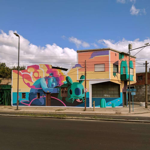 Siesta en el Jardín San | Street Murals by Animalitoland
