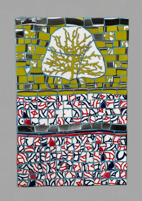 Harmony v Cacophony - Winter Series No. 6 | Wall Sculpture in Wall Hangings by Gila Mosaics Studio