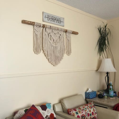 “Luna” wall hanging | Macrame Wall Hanging by River Wild Creations