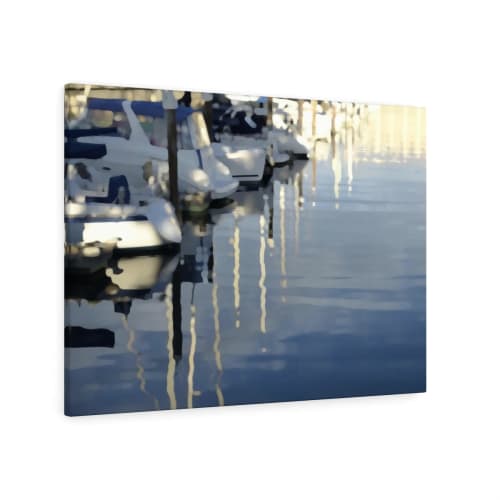 Blue Harbor 4608 | Prints in Paintings by Petra Trimmel