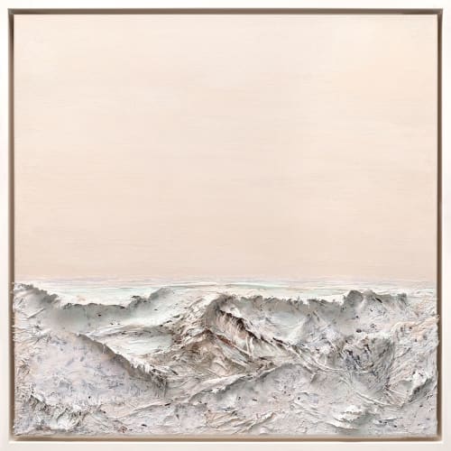 "Deception Island" - Mixed Media Ocean Art - Commission | Oil And Acrylic Painting in Paintings by Kelly Hanna Studio