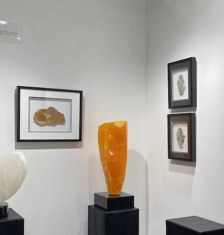16x20 Framed Stone Artwork (Persian Onyx) | Wall Hangings by Scott Gentry Sculpture, LLC