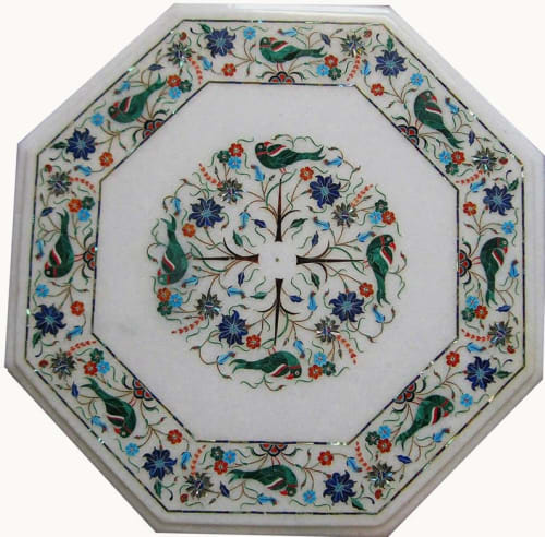 white marble table, coffee table, end table, tabletop | Tables by Innovative Home Decors
