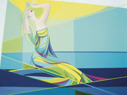 Title: Momentary Pause. Original Oil Painting on Canvas | Oil And Acrylic Painting in Paintings by Judy Mayer-Grieve