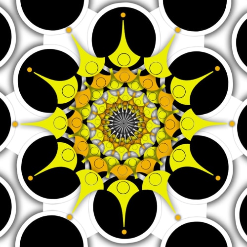 Sun Art Aired | Mixed Media by Andrew Reach | CBS Studio Center in Los Angeles