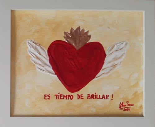 Es tiempo de brillar | Oil And Acrylic Painting in Paintings by Elena Parau