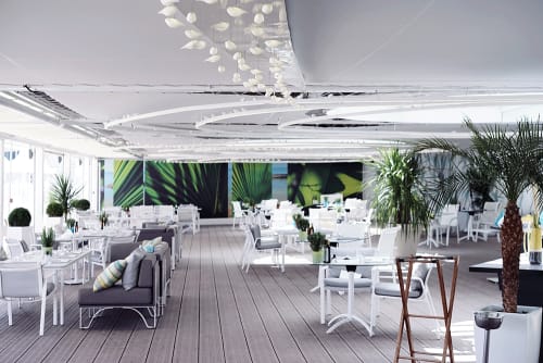 Bespoke Suspension - Bird flock | Chandeliers by Beau&Bien | Hôtel Barrière Le Majestic Cannes in Cannes