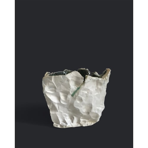 Chiseled Rock Vase | Vases & Vessels by AKIKO TSUJI