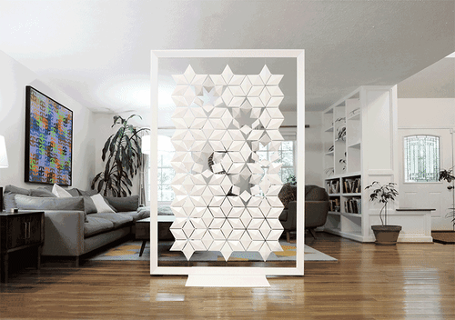 Freestanding room divider Facet 136 x 200cm | Decorative Objects by Bloomming, Bas van Leeuwen & Mireille Meijs