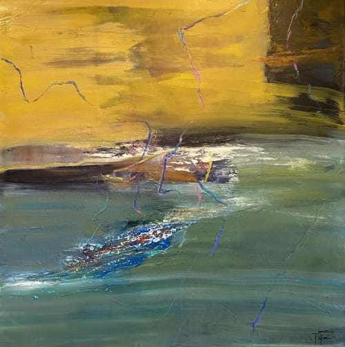Horizon-Original Artwork | Oil And Acrylic Painting in Paintings by Christiane Papé