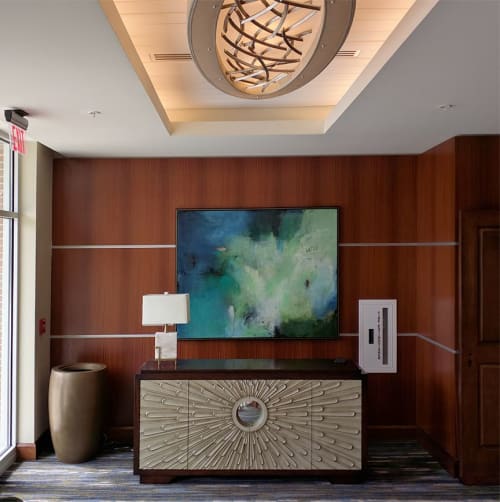 Secrets of the Marianna Trench | Mixed Media by Rae Broyles Abstract Mixed Media | Bethany Village in Mechanicsburg