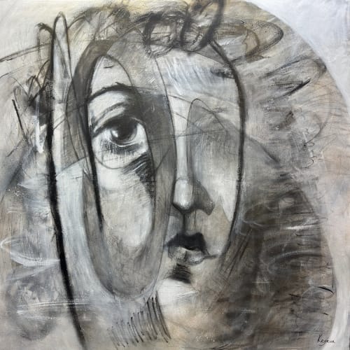 Invisible Queen | Oil And Acrylic Painting in Paintings by Anastasiia Krykun