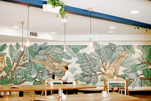 Ed Cafe Mural | Murals by All City Walls