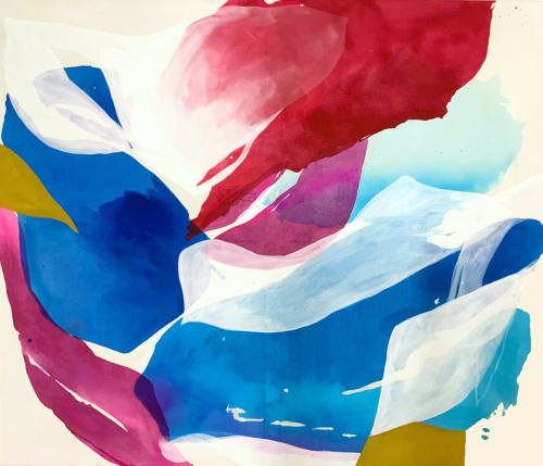 "Where the River Flows" - Original Painting | Oil And Acrylic Painting in Paintings by Jilli Darling