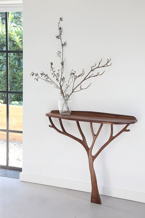 Bespoke walnut console table | Tables by Design by Timber