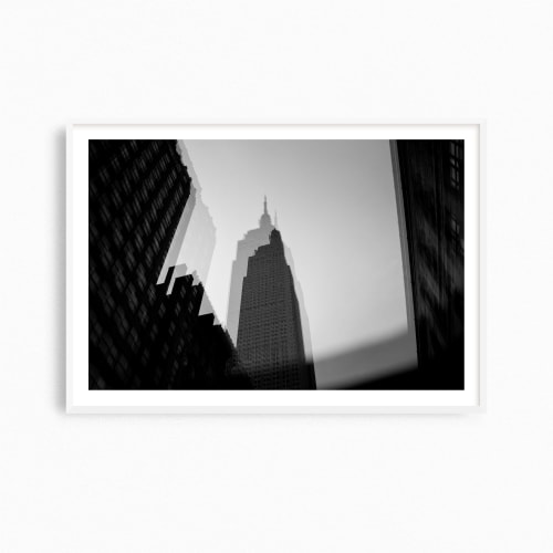 Black and white "Empire State Building" fine art photograph | Photography by PappasBland