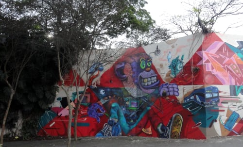 Somos um todo | Street Murals by Léo Araújo
