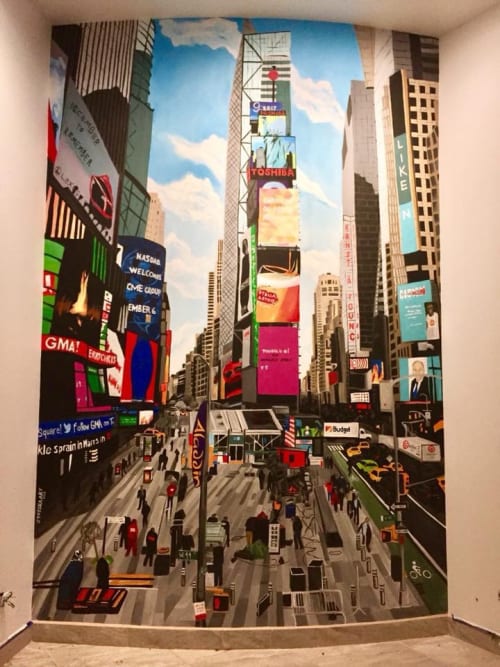 Time Square Mural | Murals by StaySeaArt