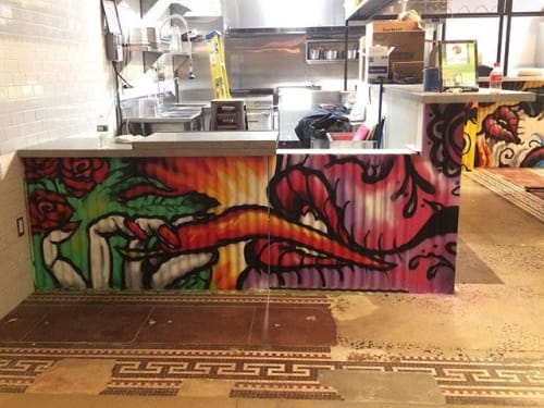 Interior Mural | Murals by Michael Pacheco | Rebel Taco in Philadelphia