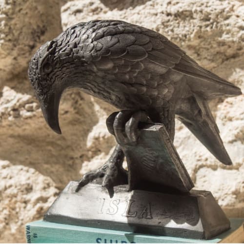 Rook With A Book statue | Sculptures by Thrussells | Bodega Bay in Bodega Bay