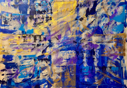 The Veneration of George | Oil And Acrylic Painting in Paintings by Art by Shroon