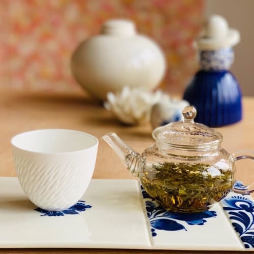 White Teacup | Drinkware by Sasha Wardell