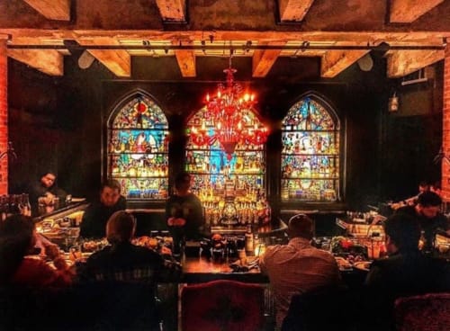 Tequila Altarpiece | Public Mosaics by Medusa Studio | Lolita Fort Point in Boston