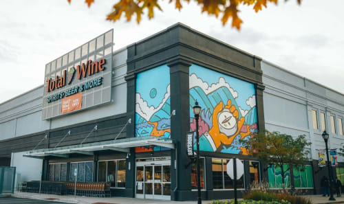 An Adventure is Afoot | Street Murals by Bigshot Robot | Total Wine & More in Glendale