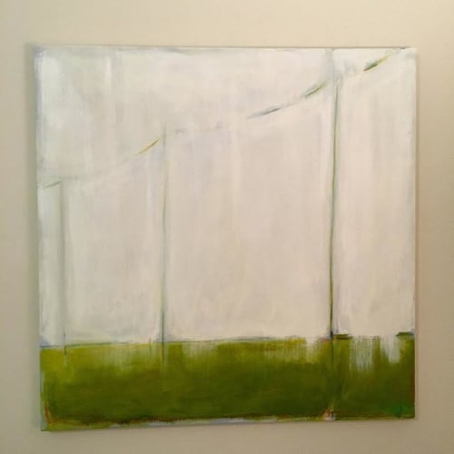 Lined Horizon | Oil And Acrylic Painting in Paintings by Sarah Trundle