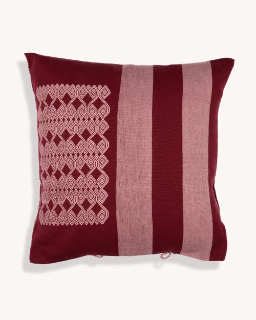 Larrinaga Handwoven Cushion Cover | Pillows by Routes Interiors
