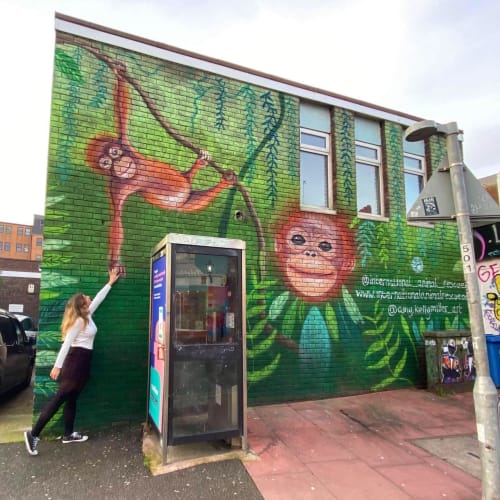 Orangutan Mural | Murals by Amykm.art