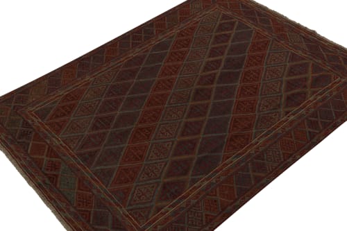 Rug & Kilim’s Baluch Tribal Rug with Colorful Geometric | Rugs by Rug and Kilim