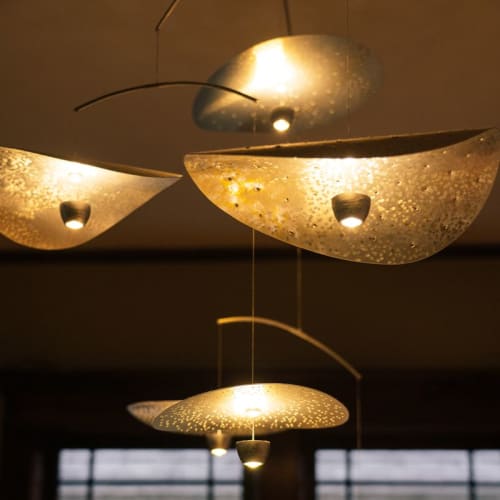 Nymphaea5 Suspended Light | Pendants by Umbra & Lux
