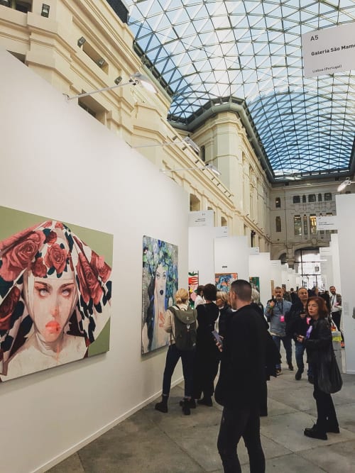 PULSION DE VIDA | Paintings by Roldan Lauzan Studio | Bat Alberto Cornejo gallery in Madrid