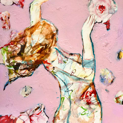 Liberté en confinement | Oil And Acrylic Painting in Paintings by Marielle Robichaud
