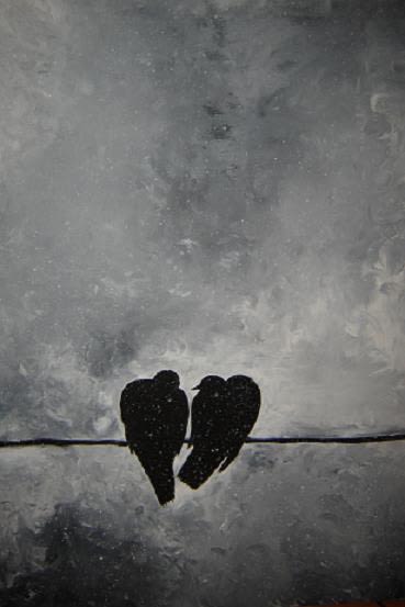 Patience | Oil And Acrylic Painting in Paintings by Elena Parau