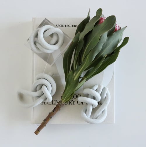 Table Knot Series: White Ash | Sculptures by Purely Porcelain
