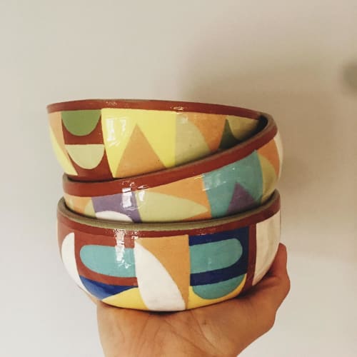 Handmade ceramic bowl set | Tableware by Kizilkarakovan