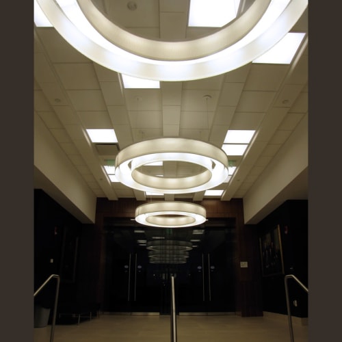 Saturn Pendants | Pendants by ILEX Architectural Lighting | Tufts University in Medford