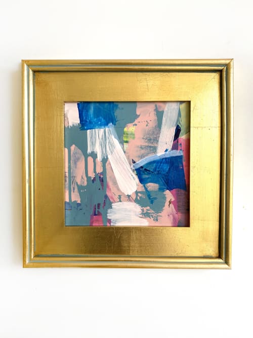 'Connecting Ties' Framed Painting | Oil And Acrylic Painting in Paintings by Jessalin Beutler