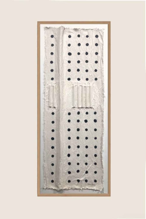 Pop Art Dots PAD4016 C | Mixed Media in Paintings by Michael Denny Art, LLC