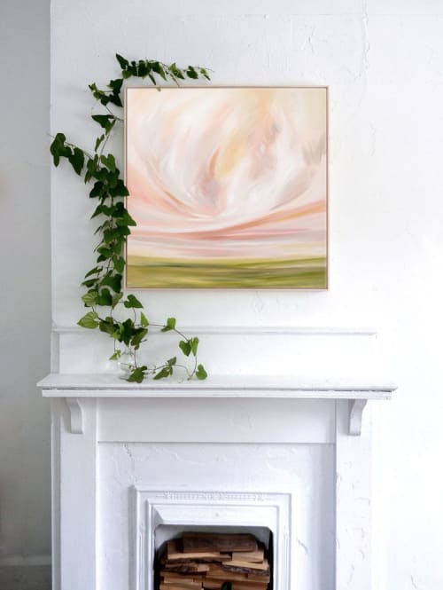 Peach Glory | Paintings by Emily Jeffords | Private Residence - Greenville, SC in Greenville