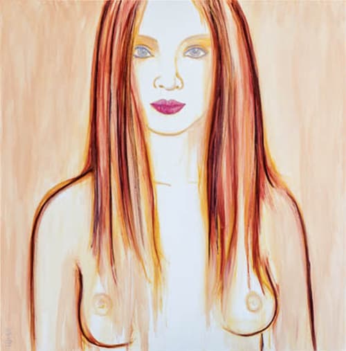 "Sorella" - Sisterhood - Womens Health Exhibition, Nook Gallery, Mornington, Melbourne | Oil And Acrylic Painting in Paintings by Anne-Maree Wise Artist | The Nook Gallery & Studios in Mornington