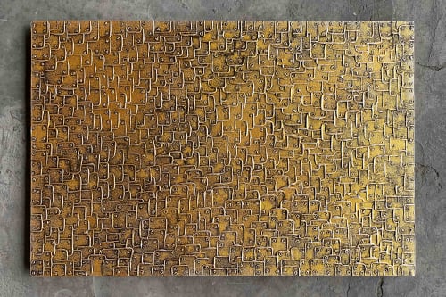 Industrial Chic: Posh (SOLD) | Oil And Acrylic Painting in Paintings by Alessia Lu