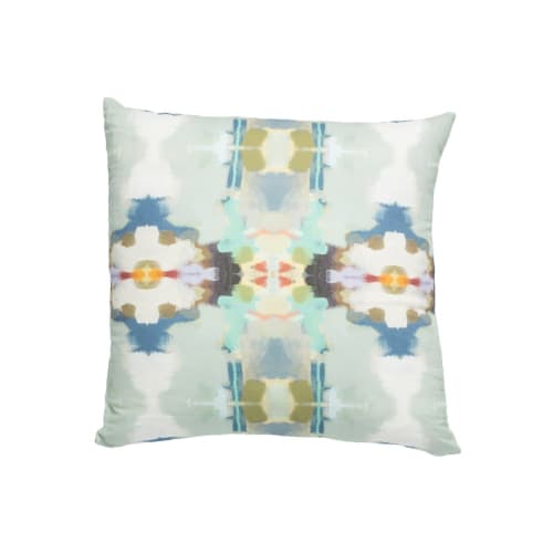 Orchid Blossom Royal Blue Pillow | Pillows by Laura Park Designs